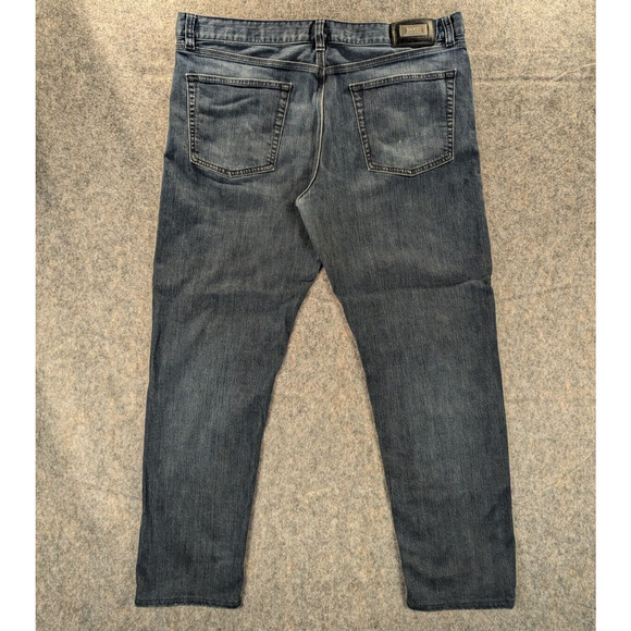 Hugo Boss Jeans Men's 40x32 Straight Leg Mid-Rise Stretch Cotton Denim Blue - Picture 2 of 12